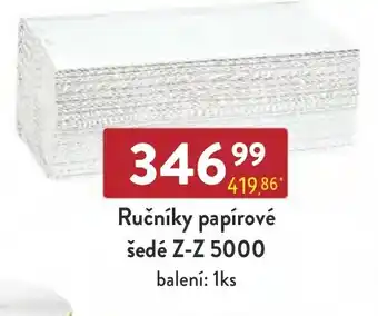 Qanto Ručníky papírové šedé Z-Z 5000 nabídka