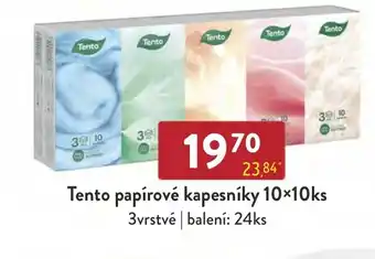 Qanto Tento papírové kapesníky 10×10ks nabídka