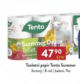 Qanto Toaletní papír Tento Summer nabídka