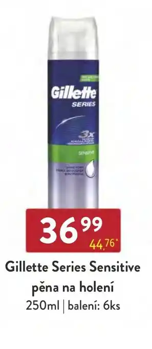 Qanto Gillette Series Sensitive pěna na holení 250ml nabídka