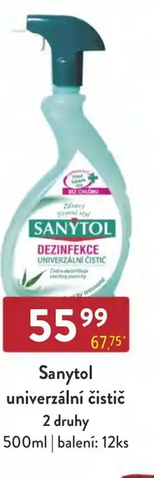 Qanto Sanytol univerzální čistič nabídka