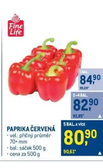 Makro PAPRIKA ČERVENÁ nabídka