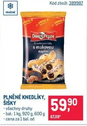 Makro PLNĚNÉ KNEDLÍKY, ŠIŠKY nabídka