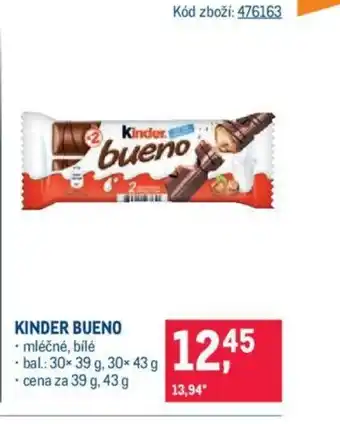 Makro KINDER BUENO nabídka