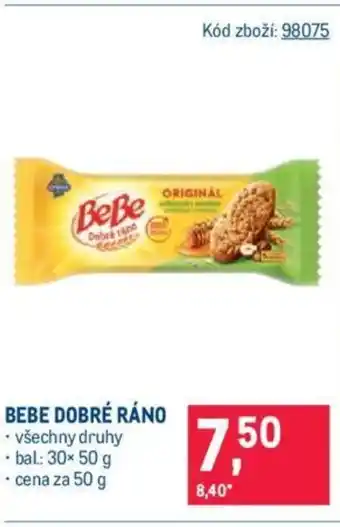 Makro BEBE DOBRÉ RÁNO nabídka