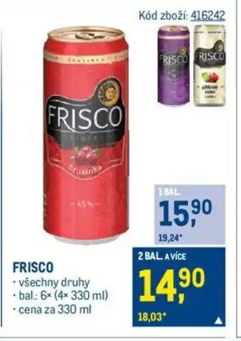 Makro FRISCO nabídka