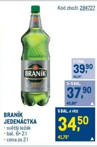 Makro BRANÍK JEDENÁCTKA nabídka
