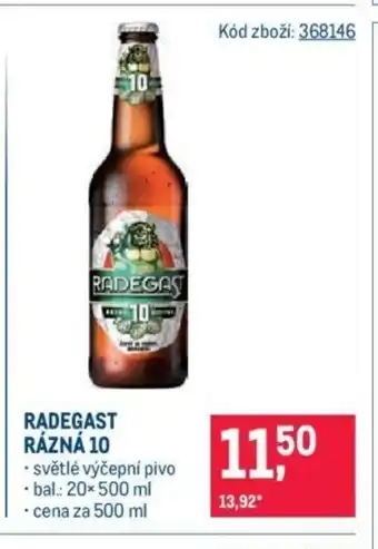 Makro RADEGAST RÁZNÁ 10 nabídka