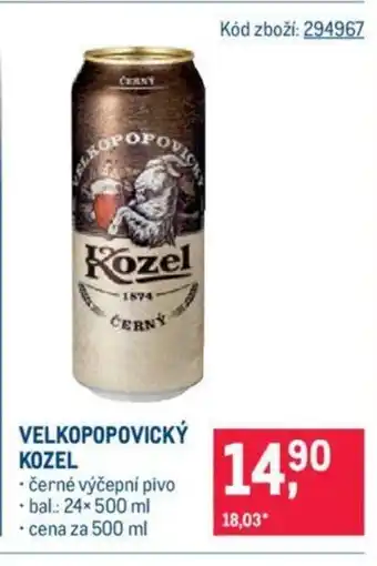 Makro VELKOPOPOVICKÝ KOZEL nabídka