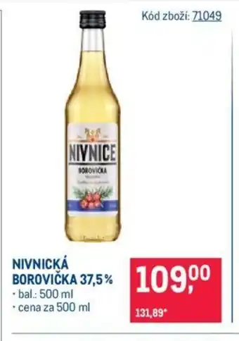 Makro NIVNICKÁ BOROVICKA 37.5% nabídka