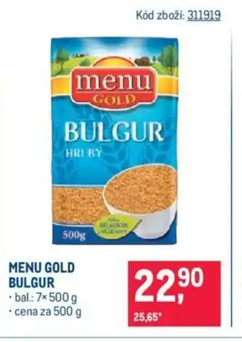 Makro MENU GOLD BULGUR nabídka