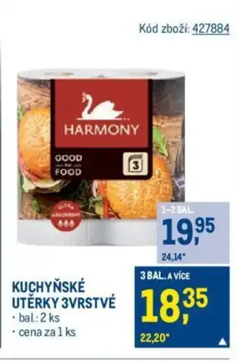 Makro KUCHYŇSKÉ UTĚRKY 3VRSTVÉ nabídka