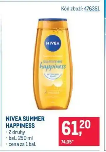 Makro NIVEA SUMMER HAPPINESS nabídka