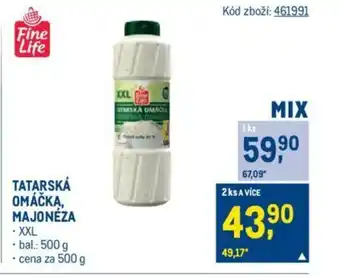 Makro TATARSKÁ OMÁČKĄ, MAJONÉZA nabídka