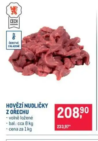 Makro HOVĚZÍ NUDLIČKY Z OŘECHU nabídka