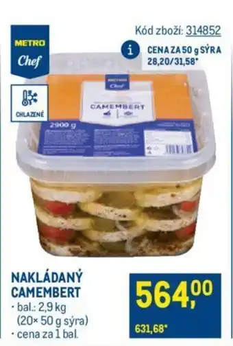 Makro NAKLÁDANÝ CAMEMBERT nabídka