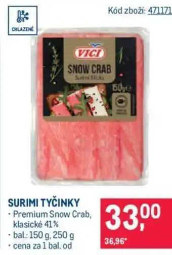 Makro SURIMI TYČINKY nabídka