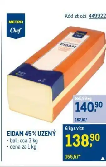 Makro EIDAM 45% UZENÝ nabídka