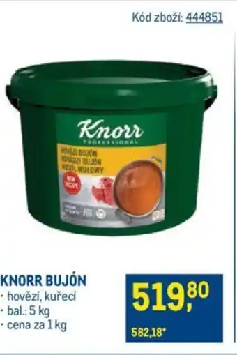 Makro KNORR BUJÓN nabídka