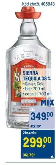 Makro SIERRA TEQUILA 38% nabídka