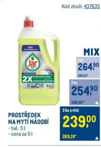 Makro PROSTŘEDEK NA MYTÍ NÁDOBÍ nabídka