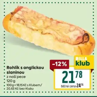 Billa Rohlík s anglickou slaninou nabídka