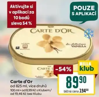 Billa Carte d'Or nabídka