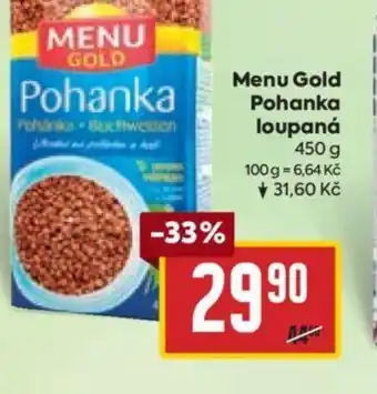 Billa Menu Gold Pohanka loupaná nabídka