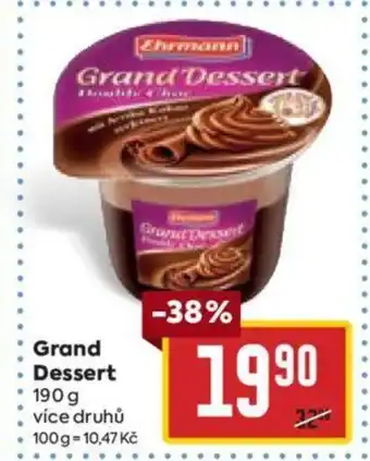 Billa Grand Dessert nabídka