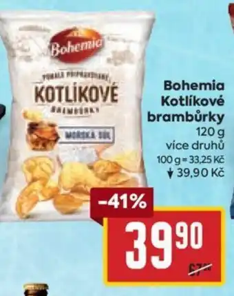 Billa Bohemia Kotlíkové brambůrky nabídka