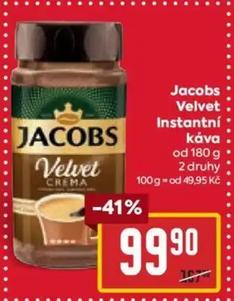 Billa Jacobs Velvet Instantní Κάνα nabídka