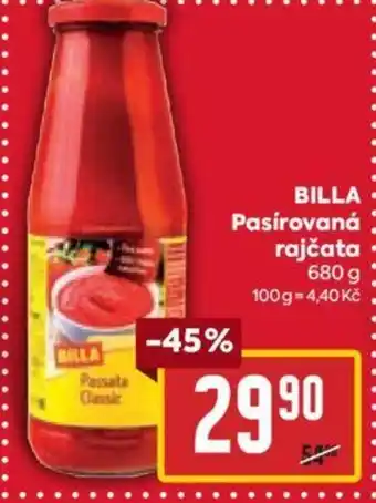 Billa BILLA Pasirovaná rajčata nabídka