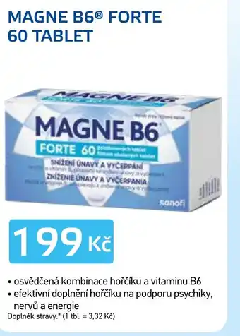 Lékárna AGEL MAGNE B6Ⓡ FORTE 60 TABLET nabídka