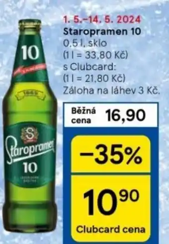 Tesco Staropramen 10 nabídka