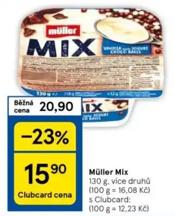 Tesco Müller Mix 130 g nabídka