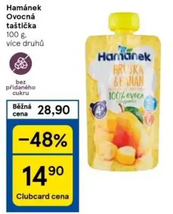 Tesco Hamánek Ovocná taštička nabídka
