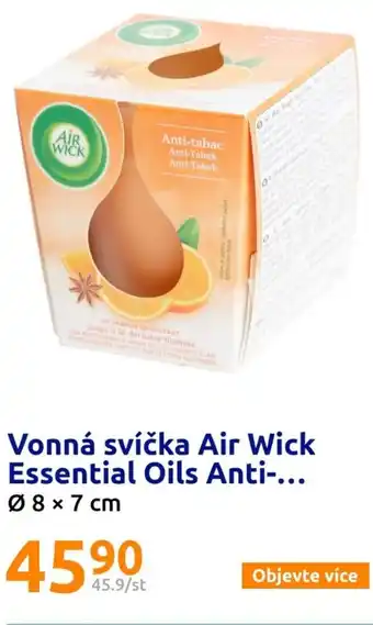 Action Vonná svíčka Air Wick Essential Oils Anti- nabídka