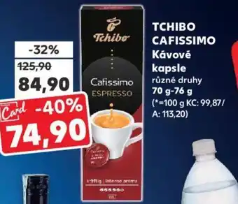 Kaufland TCHIBO CAFISSIMO Κάνονέ kapsle nabídka