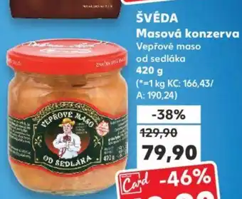 Kaufland ŠVÉDA Masová konzerva nabídka