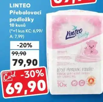 Kaufland LINTEO Přebalovací podložky nabídka