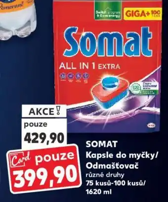 Kaufland SOMAT Kapsle do myčky/ Odmašťovač nabídka