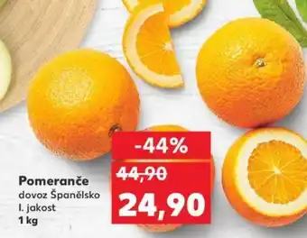 Kaufland Pomeranče nabídka