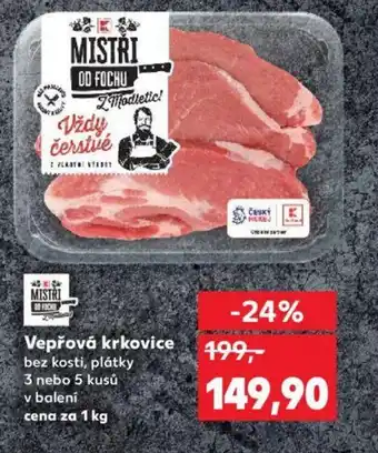 Kaufland Vepřová krkovice nabídka