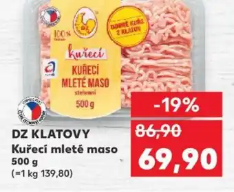 Kaufland DZ KLATOVY Kuřecí mleté maso nabídka