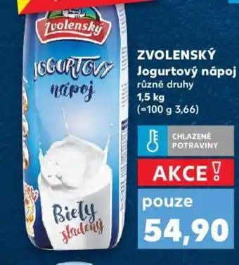 Kaufland ZVOLENSKÝ Jogurtovy napoj nabídka