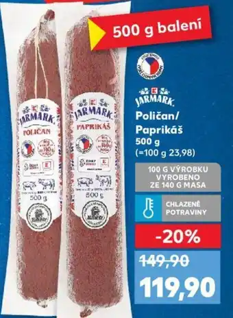 Kaufland Poličan/ Paprikáš nabídka