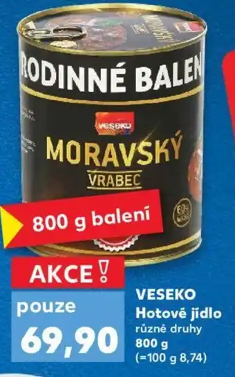 Kaufland VESEKO Hotové jídlo nabídka