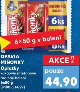 Kaufland OPAVIA MIŇONKY Oplatky nabídka