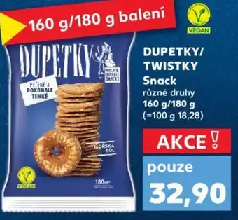 Kaufland DUPETKY/ TWISTKY Snack nabídka