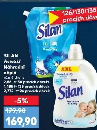 Kaufland SILAN Aviváž/ Náhradní náplň nabídka